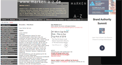 Desktop Screenshot of marken-a-z.de